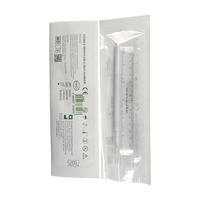 Stylo marqueur cutané médical professionnel stérile jetable à pointe de 0,5 mm, certifié ISO9001, en matériau PET, règle chirurgicale UV