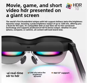 ニューレイネオ Air4pro ARスマートグラス DHR10 1200nitバージョン4000 AI HDRスクリーン 3840Hz PWM 3Dオーディオ バング＆オルフセン 中国 - Product Image 2