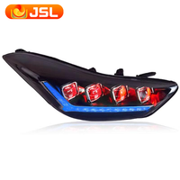 Feux de voiture pour Hyundai Elantra Avante MD 2011-2016, modèle LED GT, projecteur avant avec lentille DRL, accessoires automobiles