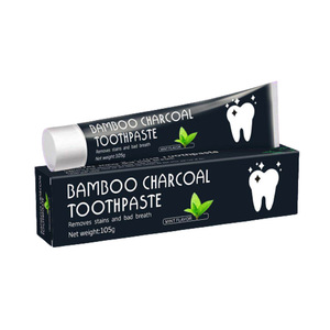 Superior Organic 105g Black <strong>Tooth</strong> <strong>Paste</strong> Deep Cleaning Remove Stains Fresh Mint Breath Elite Bamboo Charcoal Whitening Toothpaste - Product Image 6