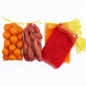Sacs de rangement en filet pour oignons et pommes de terre, en plastique, pour la protection et la ventilation des légumes - Product Image 1