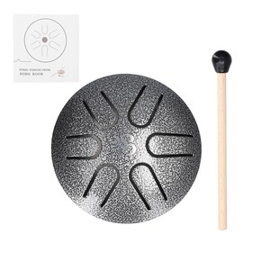 Tambour à langue en acier Tambour en acier Tambour de poche de 3 pouces Argent - Product Image 6