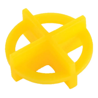 Entretoises de carrelage rondes en PP/PE de 1,0 à 3,0 mm au design moderne – Clips de nivellement durables pour l'installation de revêtements de sol