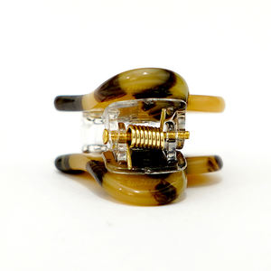 مشبك شعر YIYI على شكل قلب 2.5 سم، تصميم لطيف مخصص للجنسين، مشبك شعر صغير بنمط رخامي من الأسيتات، متوفر في المخزون، شحن خلال ثلاثة أيام - Product Image 3