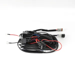 2024 Customize 12V 40A Wiring Harness Kit Fuse ON OFF Switch Relay For LED Fog Work Light Bar