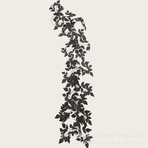 Vignes artificielles en érable, fleurs en soie PE, 100cm-200cm, pour décoration de mariage, maison, automne, Thanksgiving - Product Image 3
