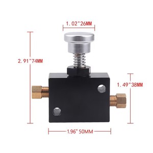 Vanne de proportionnement de frein hydraulique, taille de port 3/8 po, pour huile à température normale HB018 - Product Image 3