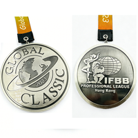 Nouvelles inventions : médaille de marathon en métal avec logo personnalisé double face