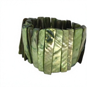 2026 Vintage Resin <b>Bracelet</b> Acrylic Geometric Bangle Simple Style Stretch <b>Bracelet</b> for Women New Lucite Jewelry for Christmas - Product Image 4