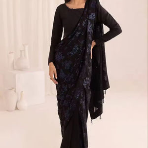 คุณภาพระดับพรีเมียมตามความต้องการสูง ราคาโรงงาน สารีสําหรับงานปาร์ตี้และงานแต่งงาน มีจําหน่ายในราคาไม่แพงจากอินเดีย - Product Image 1