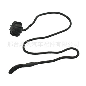 Cuerda de sujeción para la cubierta del maletero del coche, pieza de repuesto de plástico negro para Volkswagen Golf 1K6863447A - Product Image 4