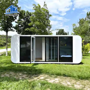 Maison capsule intelligente en forme de pomme, maison préfabriquée portable en conteneur pour Airbnb et complexes hôteliers - Product Image 3