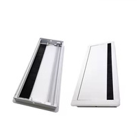 Gestion des câbles de bureau en aluminium à fermeture douce de haute qualité et à bas prix de 300mm * 145mm