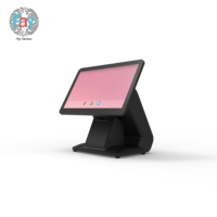 Terminal de point de vente QR 15,6 pouces 80 mm pour restaurants, écran tactile capacitif Android/Windows 1920x1080, Bluetooth 5.2/Wi-Fi 6, certifié CE