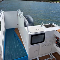 Bateau de pêche à grande vitesse en aluminium de 7.9m, 26 pieds, bateau de pêche Commercial à vendre