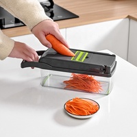 Multifunctionele Nieuwe Aankomst 15 In 1 Handheld Groentesnijder Uiensnijder Aardappelschiller Keukenfruitsnijder Groentehakselaar
