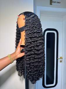 Peluca de Cabello Humano Virgen Vietnamita con Rizos Birmanos, 180% de Densidad, Sin Pegamento, Encaje Frontal HD, 100% Cabello Humano Virgen - Product Image 2