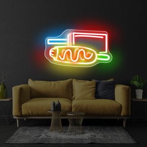 Letrero de neón para Burritos de pollo Letras de marquesina LED para restaurantes Tiendas de hamburguesas Fiestas Decoración para el hogar y el Centro Comercial Crear ambiente - Product Image 6