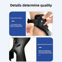Orthèse médicale pour pied tombant, attelle de cheville réglable à tension réglable, légère, respirante, avec fermeture à lacets, correcteur de pied tombant pour