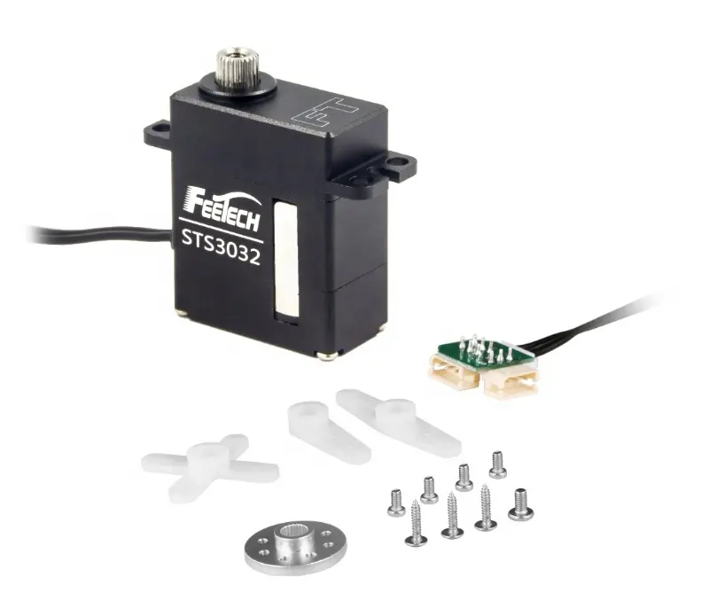 Feetech 6V 4.5KG 360 Degree Magnetic Encoder Small Size Micro Single Shaft Servo Feedback Quadrotor Robot PTZ Camera STS3032