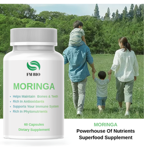 OEM/ODM Herbal Superfood Moringa <strong>Capsules</strong> Organic 100% Natural 60 <strong>Capsules</strong> Moringa <strong>Powder</strong> Supports Immune System and Bone Health - Product Image 5