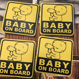 Factory Custom 5 Inch Baby Board Magnetic Vehicle Bumper <b>Decal</b> Die Cut <b>Car</b> Sticker Sign Decorative <b>Decal</b> - Product Image 2