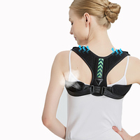Attelle orthopédique de soutien du haut du dos en mousse, ceinture de correction de la clavicule pour la correction de la posture, soutien de correction inférieure