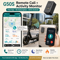 Mini traceur GPS G50S 4G 3000 mAh, étanche, magnétique, pour le suivi en temps réel des véhicules, des biens et des personnes