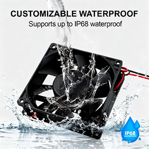 Quạt hướng trục 8025 DC 80x80x25mm 12V 24V không chổi than, lưu lượng gió cao, tiếng ồn thấp, dùng cho máy chủ, khung máy tính, nguồn điện, OEM ODM - Product Image 4