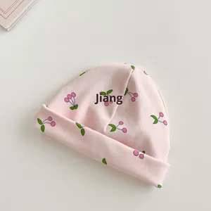 หมวกบีนนี่เด็กทารกสำหรับฤดูใบไม้ร่วงและฤดูหนาว ป้องกันลม อุ่นสบาย ผลิตจากผ้าฝ้ายแท้ ป้องกันหู ไม่มีโครง - Product Image 3