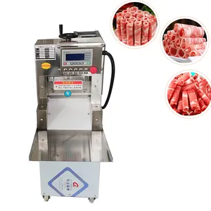 Automatic Frozen Meat Slicing Machine Meat Slicer Bacon Mutton Slicing Cutting Manufacturing Machine Beef processing machinery