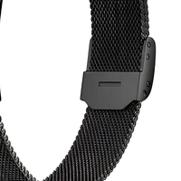 Bracelet intelligent noir B8, moniteur de fréquence cardiaque, d'oxygène sanguin et de sommeil, bracelet de fitness, appels Bluetooth, contrôle de la caméra