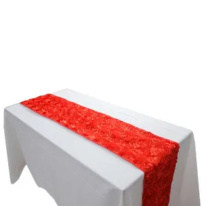 Escorredor de mesa de casamento vermelho
