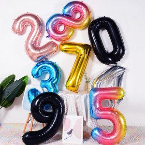 Ballon en aluminium bleu foncé, version américaine, demande en mariage, et pour décoration de fête d'anniversaire, grande taille, en aluminium - Product Image 3