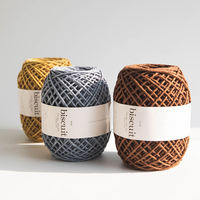 Fil à crocheter YARNA Biscuit (150g) de haute qualité, doux, respirant, confortable, idéal pour les débutants, luxueux et agréable au toucher.