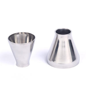 304 Stainless Steel Pipe Fittings Welded Sanitary Seamless Eccentric Reducers Concentric Reducer <b>Stamped</b> Fittings - Product Image 3
