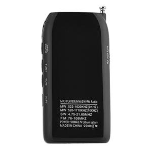วิทยุ FM SW พร้อมเครื่องเล่น MP3จอแสดงผล LCD ลำโพงและหูฟังในตัวหลายย่านความถี่แบบพกพา - Product Image 1