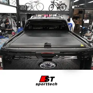 Accesorios de recogida de alta calidad, cubiertas retráctiles para cama de camión, accesorios F150, cubierta de tonneau para Ford Ranger Wildtrak 2023