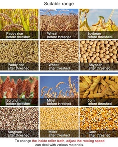 Soya harman/pirinç buğday arpa sheller/mung fasulye harman makinesi - Product Image 6
