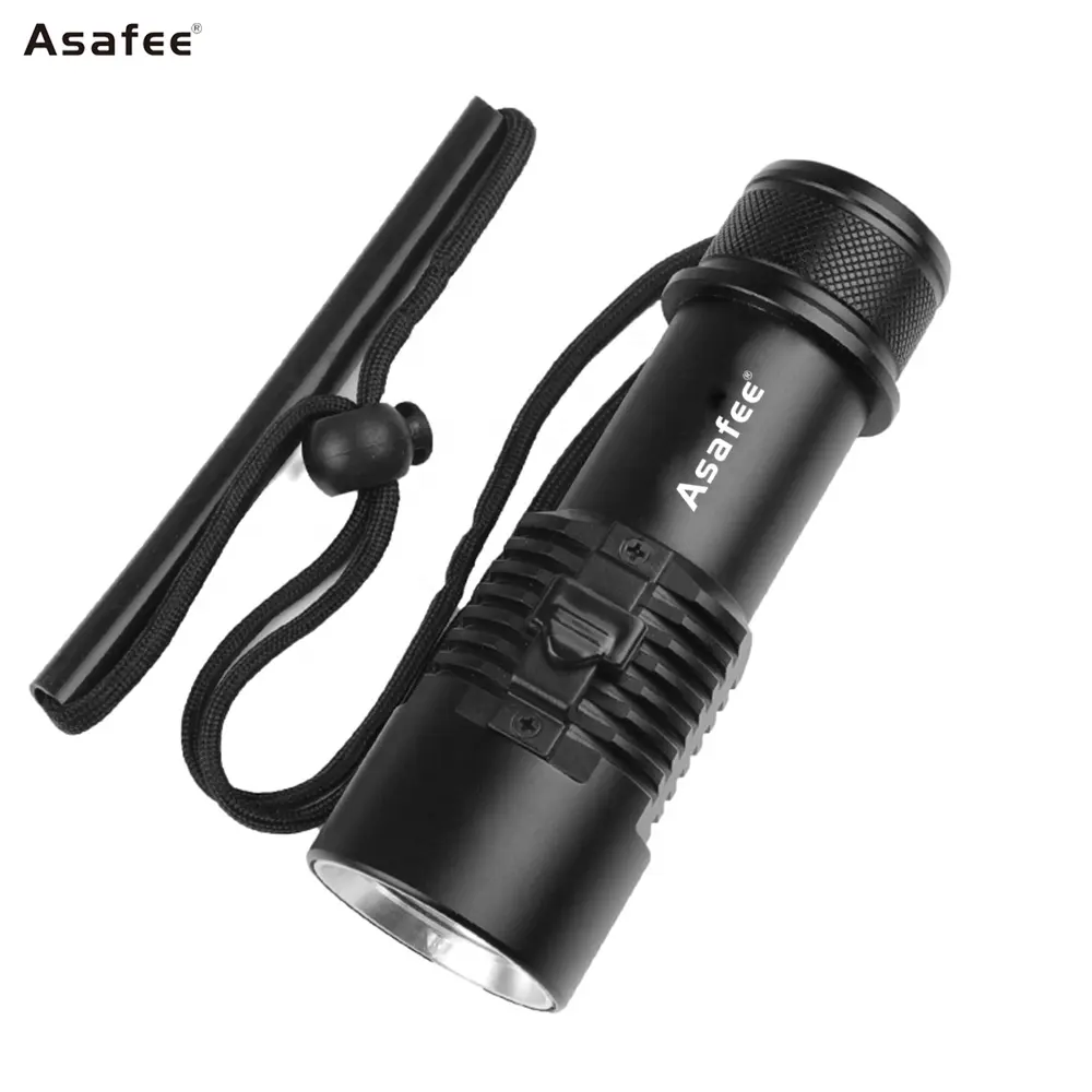 Asafee XHP70 LED Underwater Flashlight 1500LM Waterproof 3modes Magnetic Switch Free Fun Diving Torch Lamp