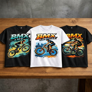 ผู้ผลิต OEM รับผลิตเสื้อยืด BMX พิมพ์ลายตามสั่ง ขายส่ง ระบายอากาศ แห้งเร็ว ไซส์ใหญ่ ยูนิเซ็กซ์ เสื้อผ้ากีฬาฤดูหนาวสำหรับปั่นจักรยาน - Product Image 2