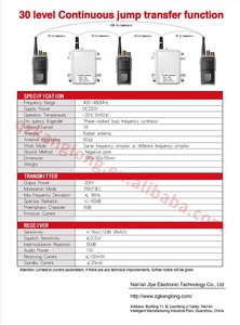 康龍D-6000 UHF無線機リピーター、20W自動ネットワーク増幅機能付き、長距離通信、航空帯域機能搭載 - Product Image 3