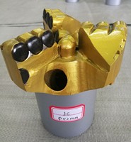 Tarière diamantée sans carottage Pdc pour forage de terre