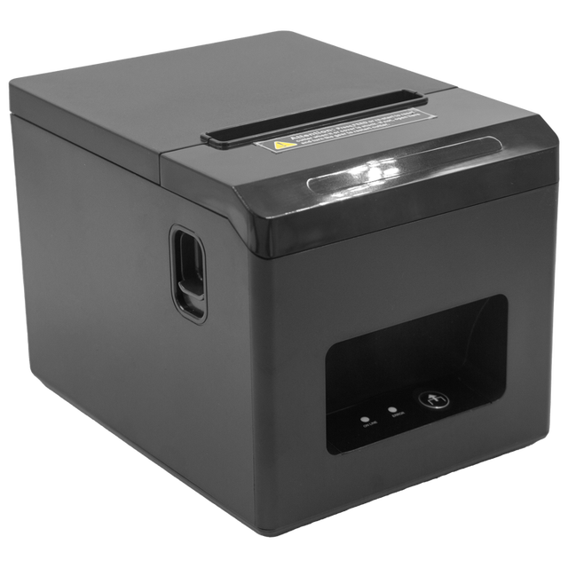 R80A 80mm Width Thermal Receipt Printer USB+LAN Port for POS System Cashier Use Convenient Use in Supermarket Restaurant Retail