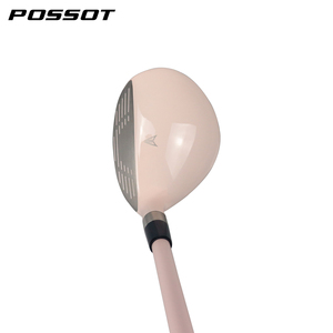 Club de <span class=keywords><strong>golf</strong></span> hybride Possot pour femmes, rose fleur de cerisier, manche en graphite, poignée en caoutchouc, droitier, flex L - Product Image 6