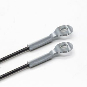 固定ループ付き編組スチールコーティングPVCワイヤーロープスリング - Product Image 2