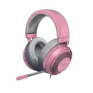 Audífonos Gamer <span class=keywords><strong>Razer</strong></span> <span class=keywords><strong>Kraken</strong></span> <span class=keywords><strong>Pro</strong></span> <span class=keywords><strong>V2</strong></span> con Diseño de Gatito Rosa, USB, con Micrófono con Reducción de Ruido, Chroma RGB, Venta al Por Mayor - Product Image 1