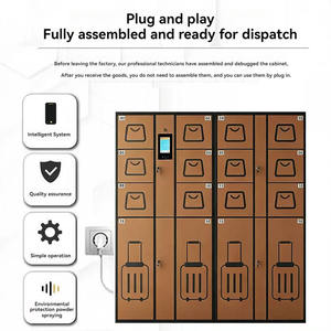 Gabinete de almacenamiento automático impermeable electrónico inteligente autoservicio ferrocarril de alta velocidad casillero de alquiler de equipaje grande - Product Image 3