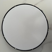 Wooden Color Tambourine Percussion Instrument Tambourine Adjustable 10 Inch Adults Children Hand Drum