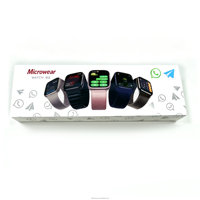 SEP. 2026 Nouvelle montre connectée Microwear S12+ 48 mm, grand écran de 2,11 pouces, capteur de fréquence cardiaque, réponse aux messages WhatsApp, montre connectée S12+